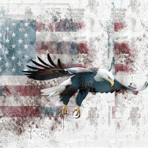 Decoupage Freedom In Flight 4th of July  Tissue Paper