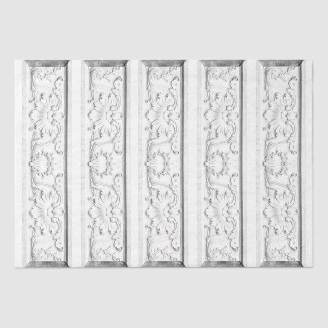 Decoupage French Frieze Palmette Scroll Furniture  Tissue Paper (Front)