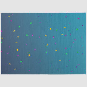 Decoupage Geometric Teal Magenta Dots Background Tissue Paper