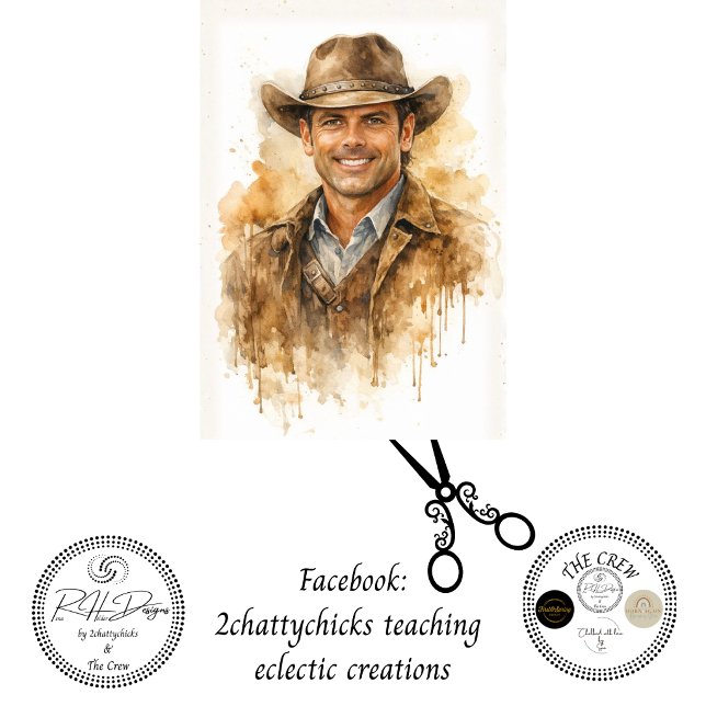 Decoupage Good Sherriff Clay Boone  Tissue Paper (Creator Uploaded)