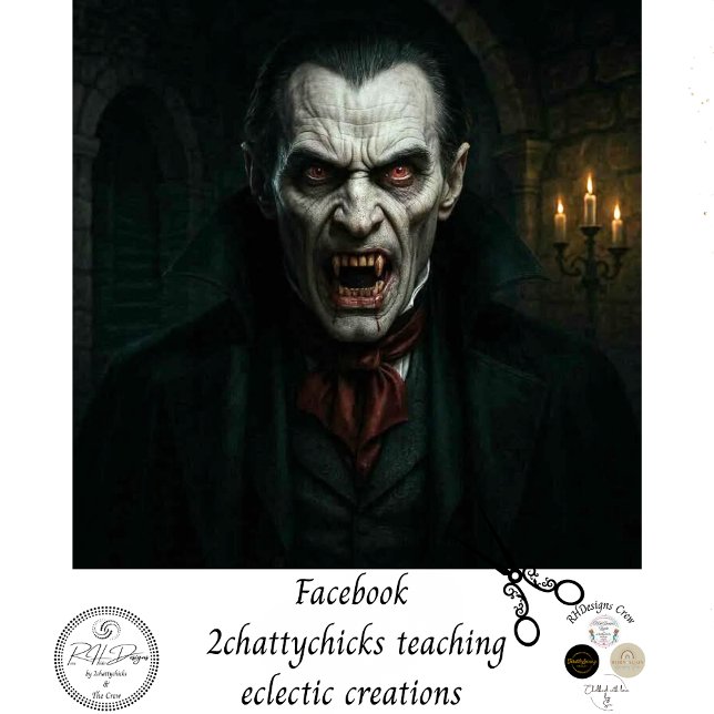 Decoupage Gothic Vampire Art Tissue Paper (Creator Uploaded)