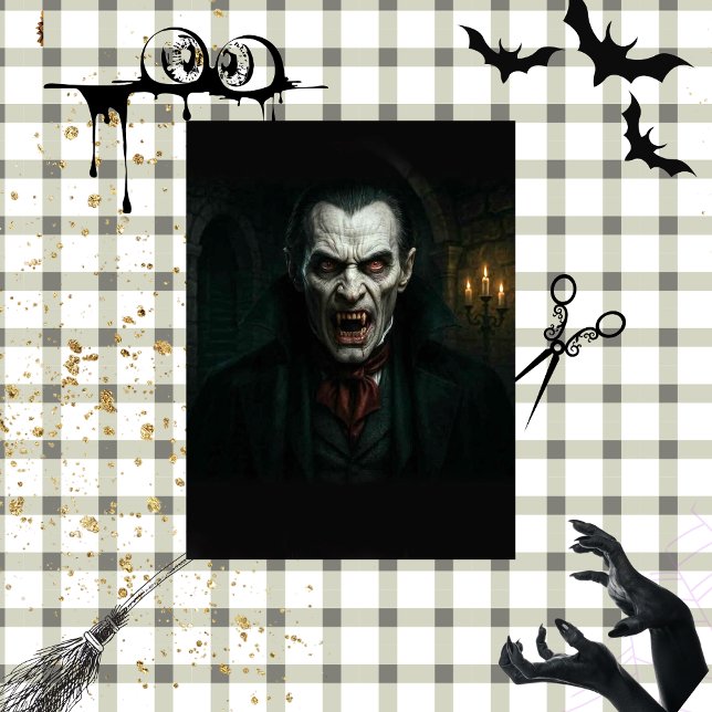 Decoupage Gothic Vampire Art Tissue Paper (Creator Uploaded)
