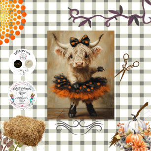 Decoupage Highland Tutu Tinsel Hooves Halloween Tissue Paper