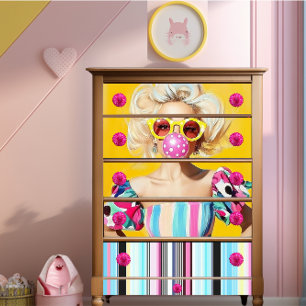 Decoupage Hot Summer Hippie Sister Twin  Tissue Paper