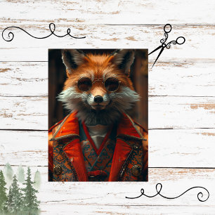 Decoupage Majestic Fox Regal Flair  Tissue Paper