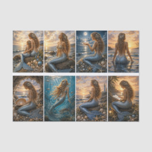Decoupage - Mermaids Set Tissue Paper