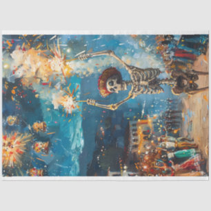 Decoupage Mexican Celebration Fireworks  Tissue Paper