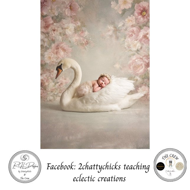 Decoupage Miracle Noelle & Swan Tissue Paper (Creator Uploaded)