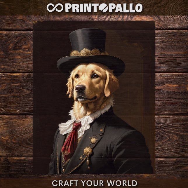 Decoupage - Noble Golden Retriever -  Tissue Paper (Creator Uploaded)
