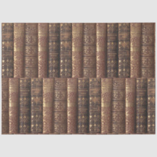 Decoupage Old Book Spines (Heraldic) Tissue Paper