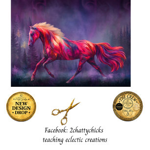 Decoupage Painted Horse Collection Wildfire Tissue Paper