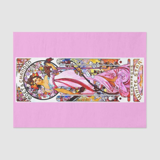 Decoupage Paper 10"x15" - Alphonse Mucha 1 (Front)