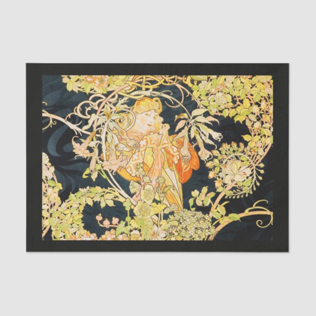 Decoupage Paper 10"x15" - Alphonse Mucha 34 (Front)