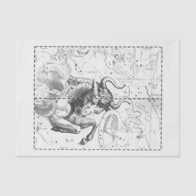 Decoupage Paper 10"x15" - Astrology Art 15 (Front)