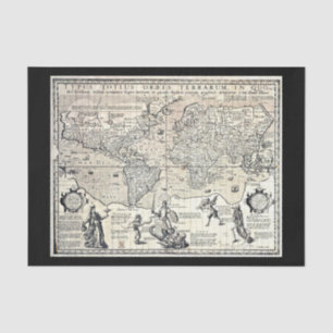 Decoupage Paper 10"x15" - Vintage Maps 15
