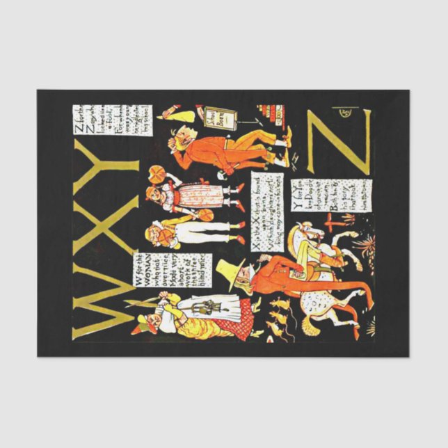 Decoupage Paper 10"x15" - Walter Crane 18 (Front)