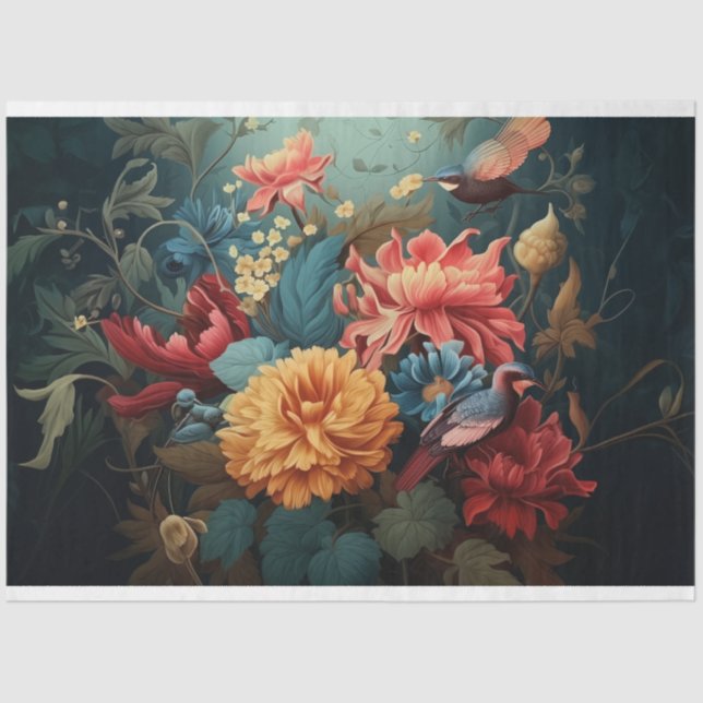 Decoupage Paper - Tranquil Blossom (Front)