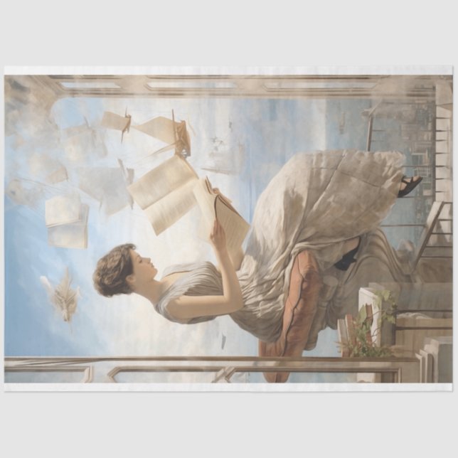 Decoupage Paper, Wrapping, - Balcony Reflections 1 Tissue Paper (Front)