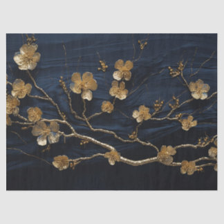 Decoupage paper, Wrapping Pape - Midnight Blooms 1 Tissue Paper