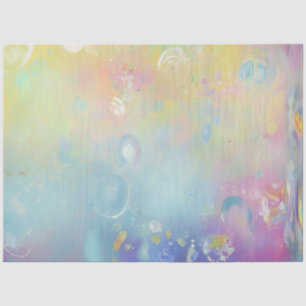 Decoupage Pastel Faux Finish Background Abstract Tissue Paper
