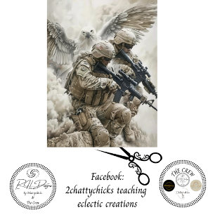 Decoupage Patriotic Military Soldier Freedom Tissue Paper