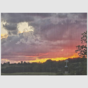 Decoupage Photography Hearts In The Sky For Judi Tissue Paper