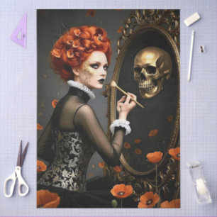 Decoupage Poetic Gothic Motifs Tissue Paper