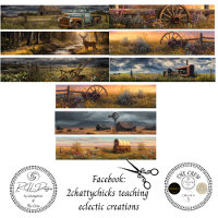 Decoupage Rustic 26x6 Handsaw Art Panels