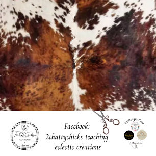 Decoupage Rustic Cowhide Western  Tissue Paper