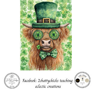 Decoupage St. Patrick's Day Highland Irish Style Tissue Paper