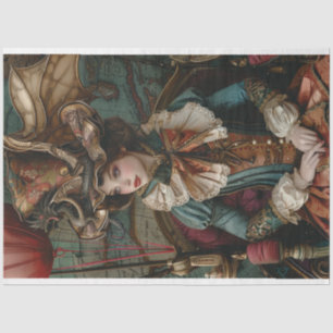 Decoupage Steampunk Gearheart Traveller  Tissue Paper