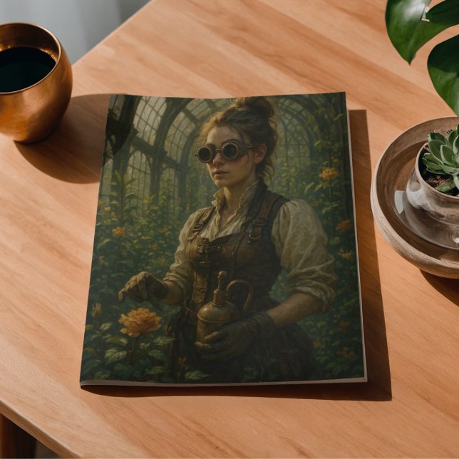 Decoupage Steampunk Victorian Gardener Art Tissue Paper (Creator Uploaded)
