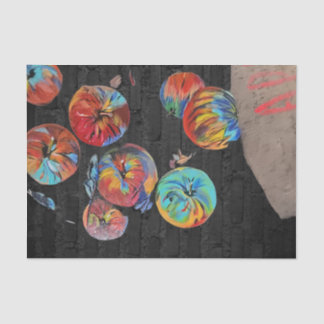 decoupage tissue paper, Apple bag of colours Paper