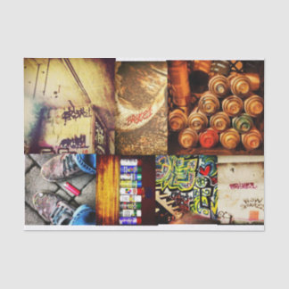 Decoupage tissue paper, graffiti art paper