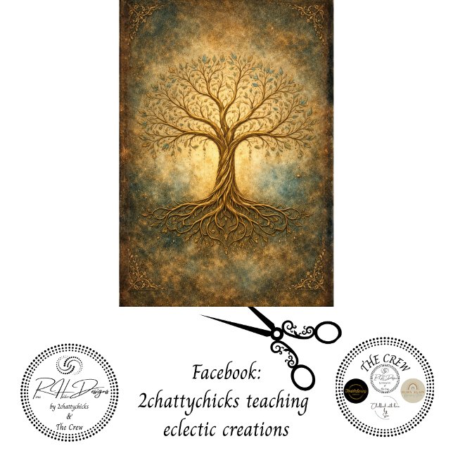 Decoupage Tree of Life & Grace 1 Tissue Paper (Creator Uploaded)