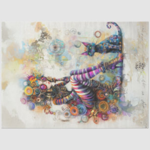 Decoupage Victorian-era Fashion Futuristic Boho Tissue Paper