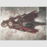 Decoupage Victorian Fairy Intricate Lace Wings