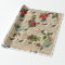 Decoupage Vintage Poinsettia Holiday Bird Writting