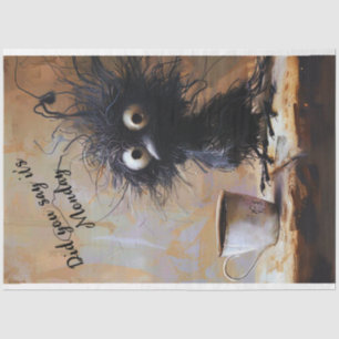 Decoupage Wackadoodle Is It Monday Tuftoodle Bird Tissue Paper