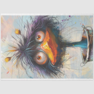 Decoupage Wackadoodle Paint Bird Tissue Paper