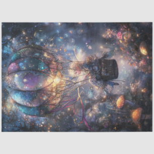 Decoupage Whimsical Fair in Balloon  Tissue Paper