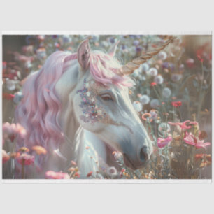 Decoupage Whimsical Fantasy Unicorn  Tissue Paper