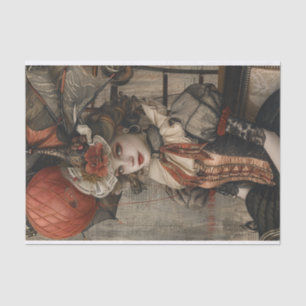 Decoupage Whimsical Gadget Galore Steampunk Girl Tissue Paper