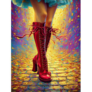 Decoupage Whimsical Walk of Independence  Tissue Paper