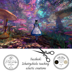 Decoupage Wonderland Enchanted Mushroom Forest  Tissue Paper
