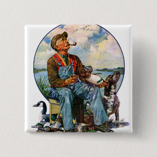 Decoys 15 Cm Square Badge