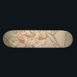 Decrative Organza Chintz Floral Design Skateboard<br><div class="desc">A decorative organza chintz floral design,  the pale colours offer a muted beauty without taking away any power from this piece. Hang it in your bedroom,  your living room,  or any room. You can't go wrong with this purchase!</div>