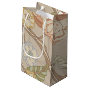 Decrative Organza Chintz Floral Design Small Gift Bag