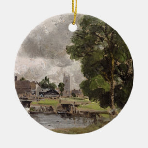 Dedham Lock and Mill Ceramic Tree Decoration