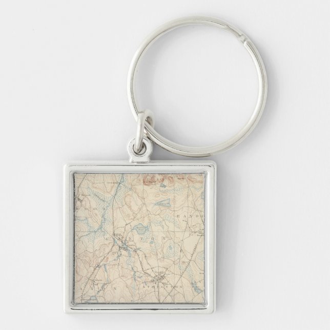 Dedham, Massachusetts Key Ring (Front)